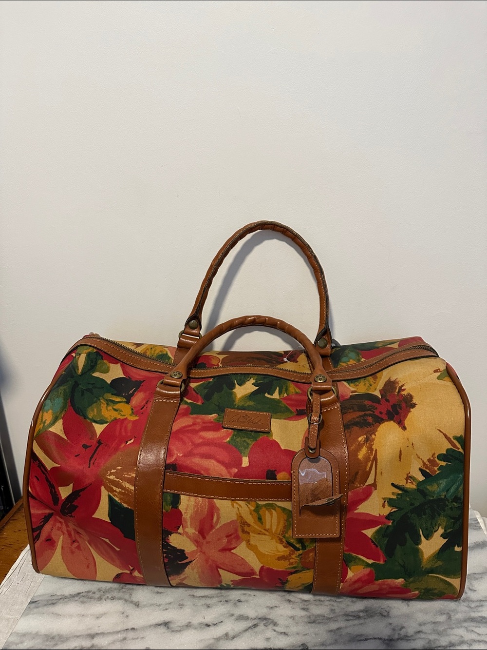 Patricia Nash Avola Trolley Wheeled Duffle Bag Luggage